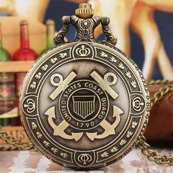 Other - Coast Guard Pocket Watch NEW Coastie Gift